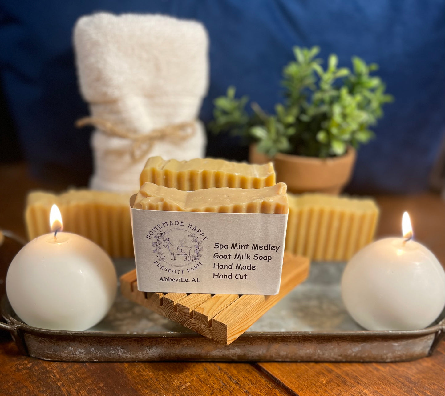 Spa mint Medley Goat Milk Soap