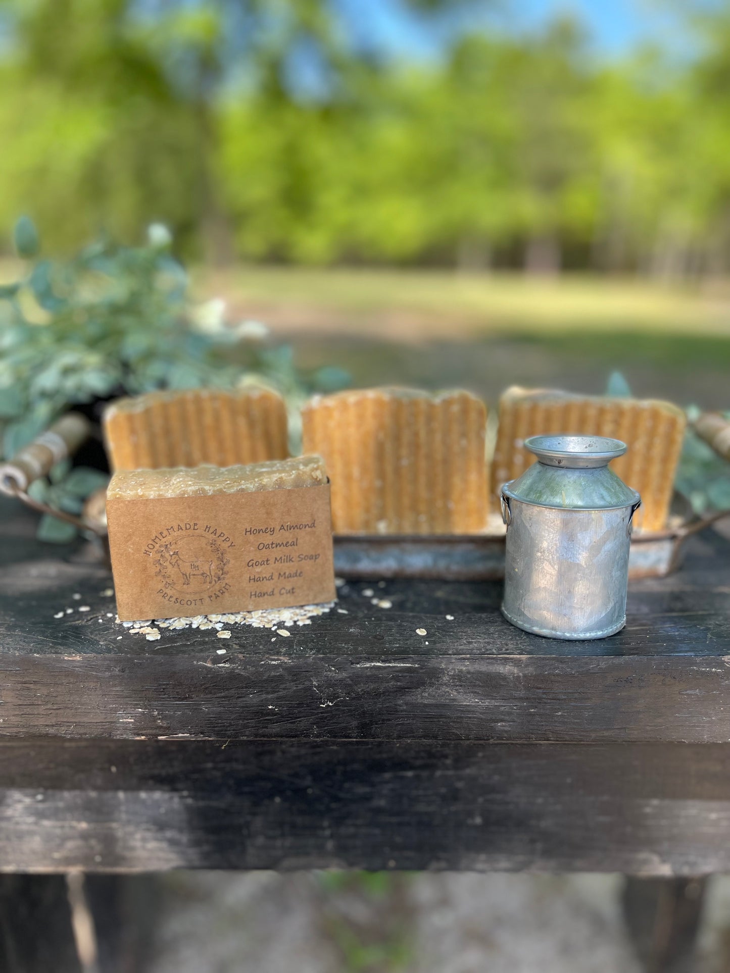 Honey Almond Oatmeal Goat Milk Soap