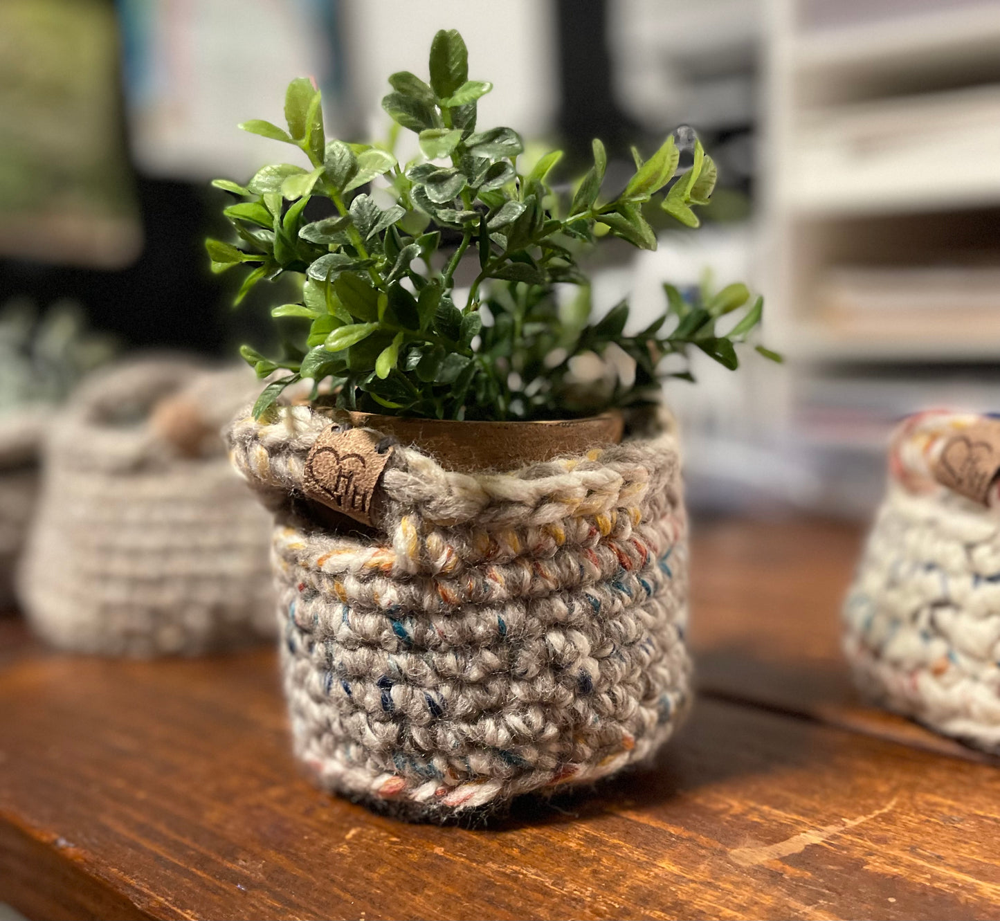 Hand Crocheted Baskets