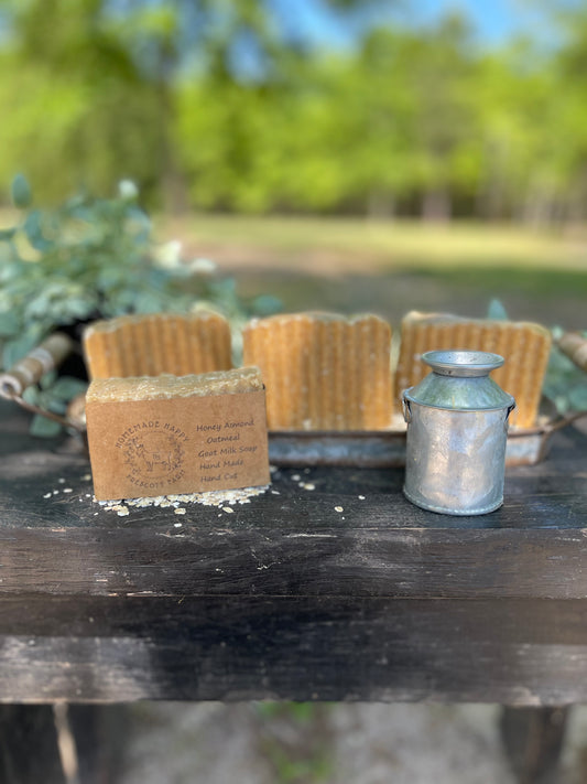 Honey Almond Oatmeal Goat Milk Soap