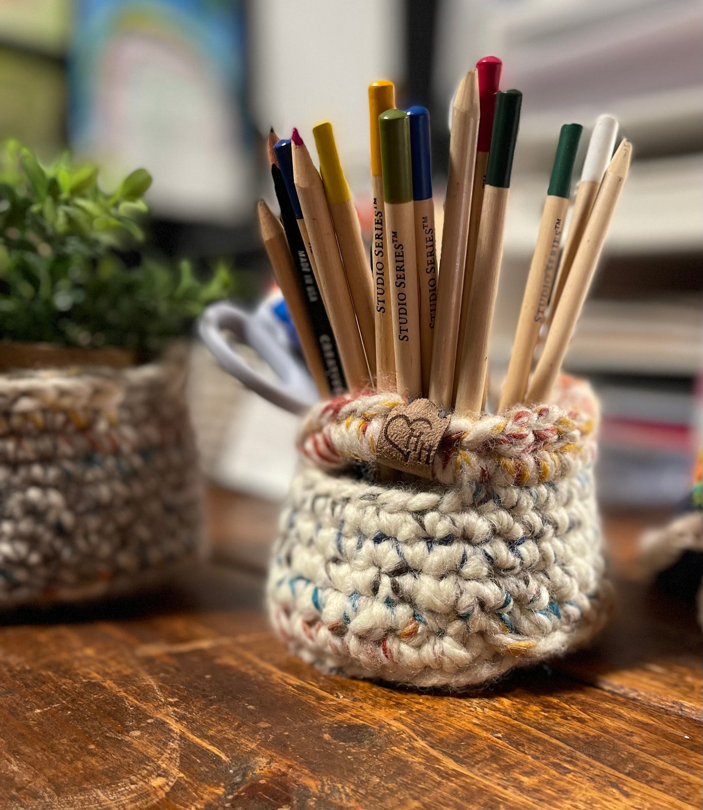 Hand Crocheted Baskets