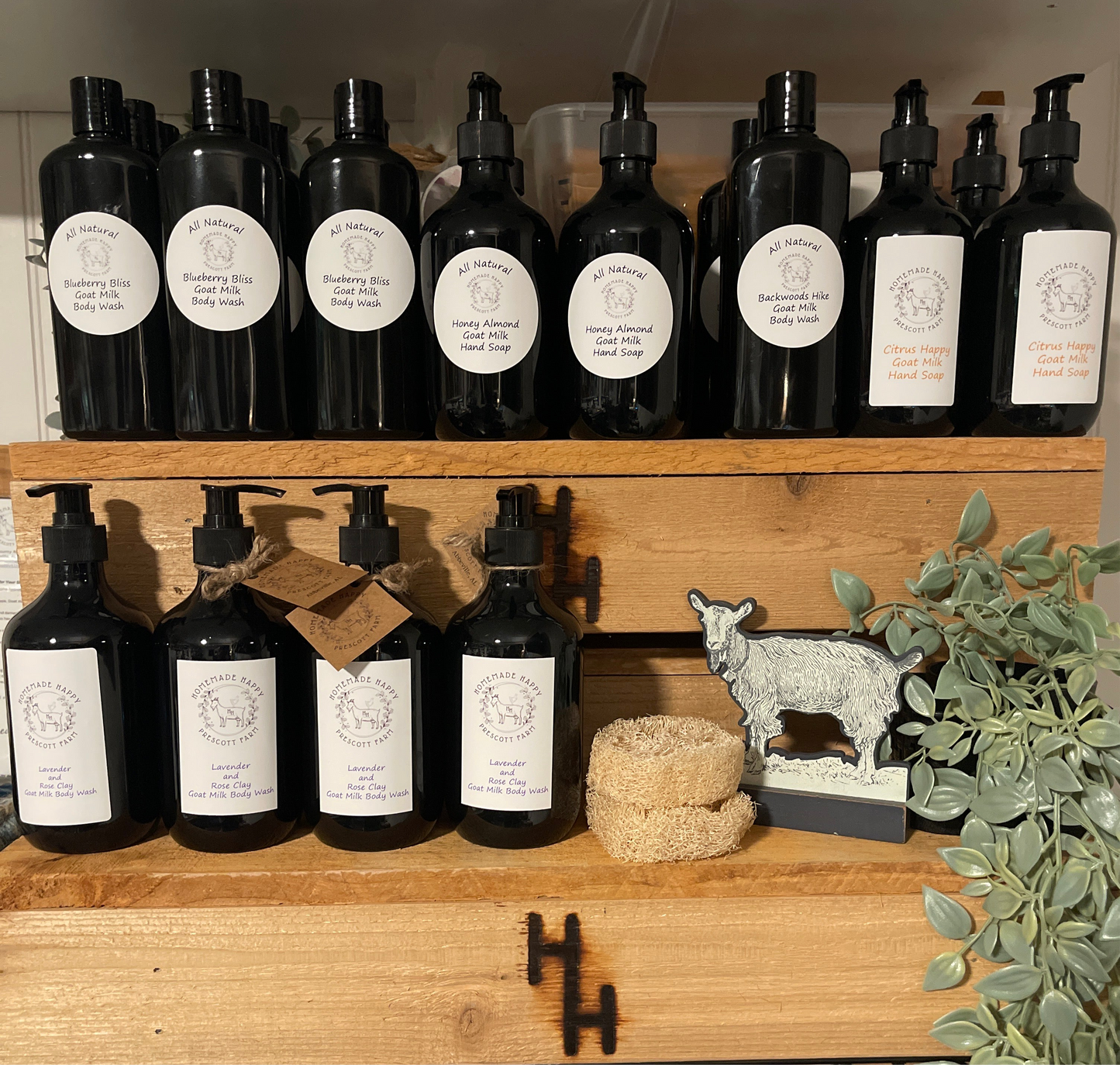 Goat Milk Liquid Hand Soap and Body Wash