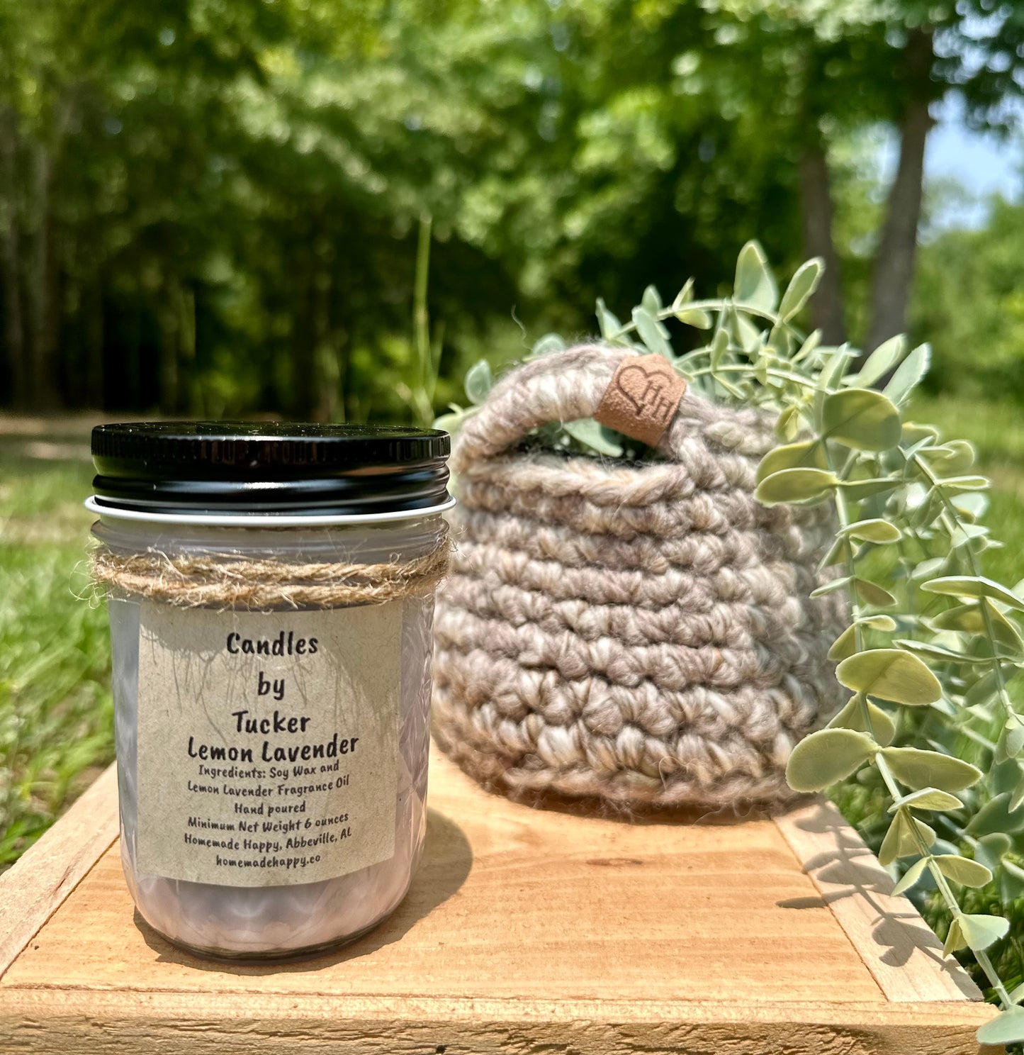 Hand Crocheted Baskets